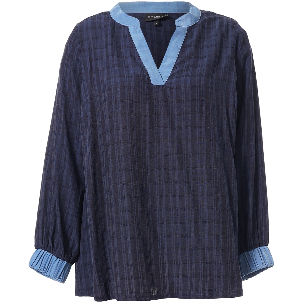 Studio SMila Blouse Blouse Navy + Light blue
