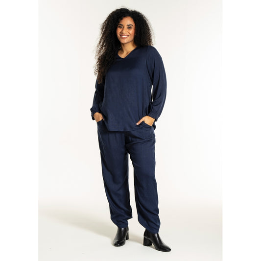 Studio SNalani Blouse Blouse Navy