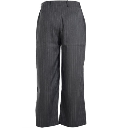 Studio SNira wide trousers Trousers Grey-white pinstripe