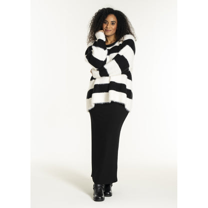 Studio SNoralise Sweater with stripes Sweater Black/White stripe