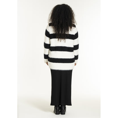 Studio SNoralise Sweater with stripes Sweater Black/White stripe