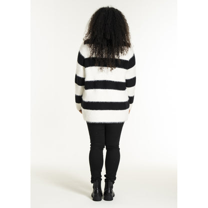 Studio SNoralise Sweater with stripes Sweater Black/White stripe