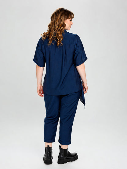 Studio SOda Shirt with knot Shirt Blue