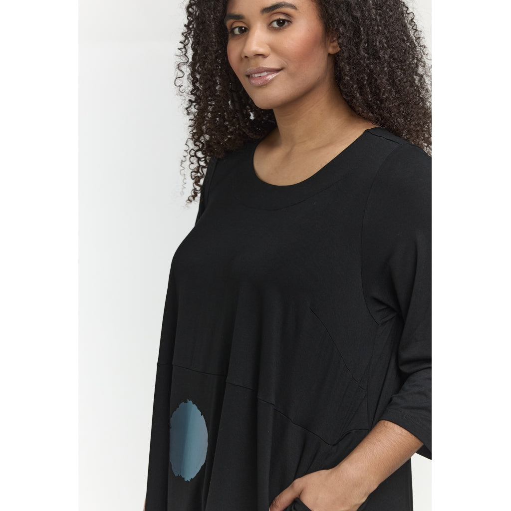 Studio SRonja Tunic Tunic Black with petrol