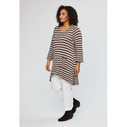 Studio SSSanne Tunic Tunic Brown white stripe