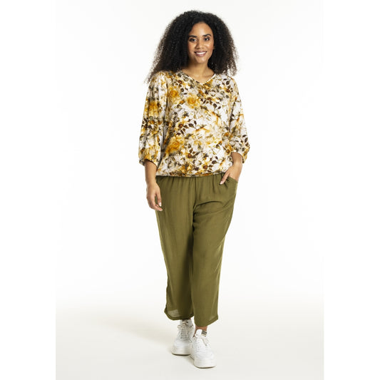 Studio SSine Blouse Blouse Green fall mix print
