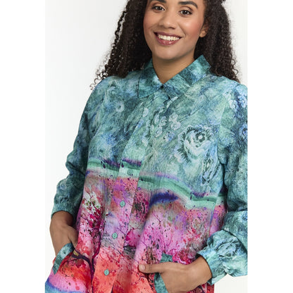 Studio SVilma Shirt Shirt Blue with pink board