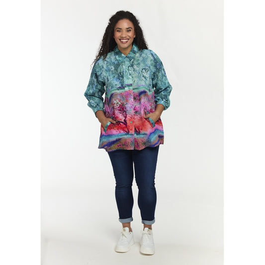 Studio SVilma Shirt Shirt Blue with pink board