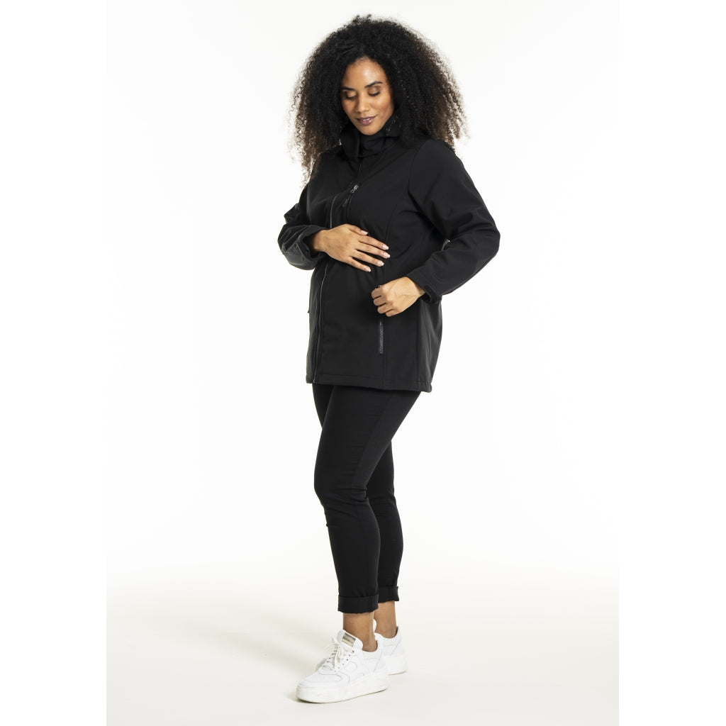 Studio Short soft shell jacket Short Jacket Black