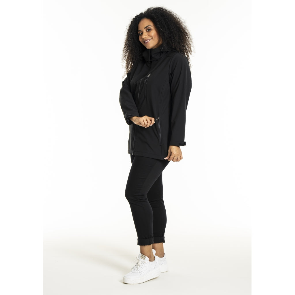 Studio Short soft shell jacket Short Jacket Black