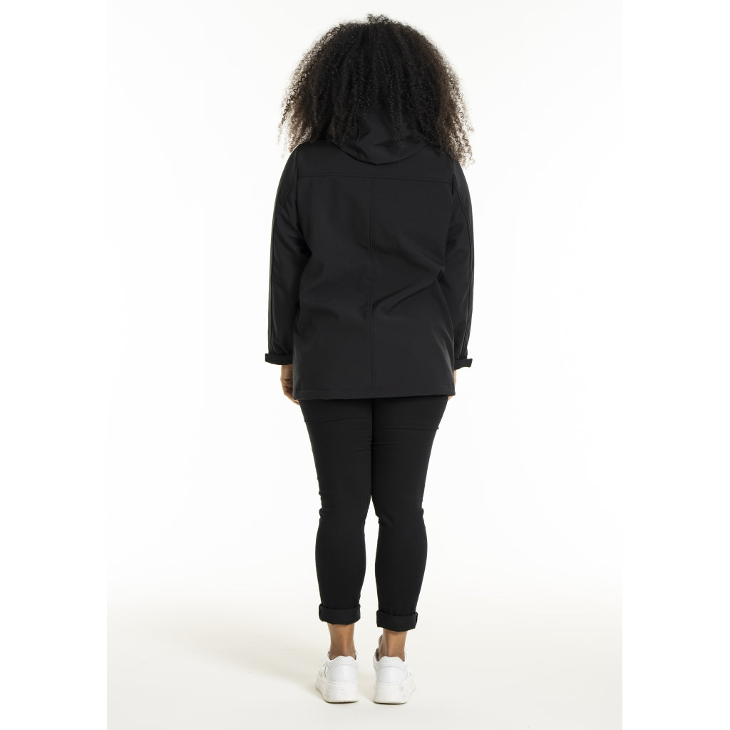 Studio Short soft shell jacket Short Jacket Black