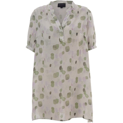 Studio Skanja Tunic Tunic White eith green and purple spots