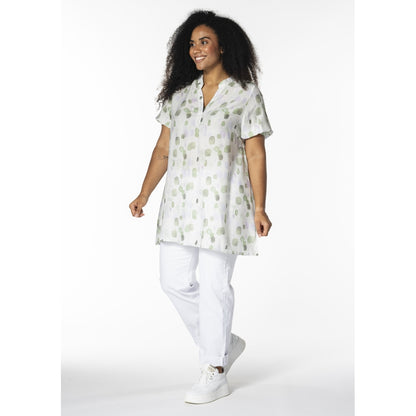 Studio Skanja Tunic Tunic White eith green and purple spots
