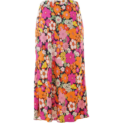 Studio Skanva Skirt Skirt Black with orange/pink flowers