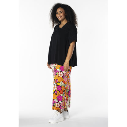 Studio Skanva Skirt Skirt Black with orange/pink flowers